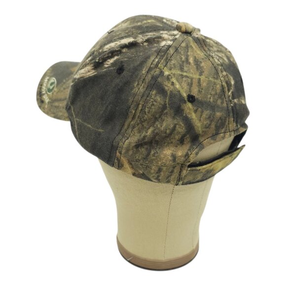Mossy Oak Field Staff Ole Miss Rebels Camo Strapback Cap Trucker Baseball Hat - Picture 11 of 15